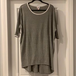 Lularoe Irma xl Grayish olive color.